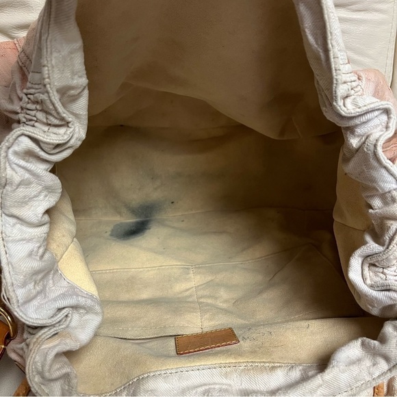 VTG LOUIS VUITTON Denim Orange Ombre Sunrise Large Messenger Bag - Picture 10 of 15